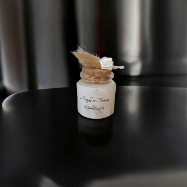 Bougie Mini Fleur - Cadeau et Personnalisation