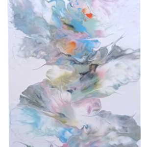 Tableau Explosion Pastel - Douceur et Poésie