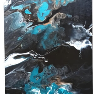 Tableau Au Masculin - Abstrait - Eau et Minéral