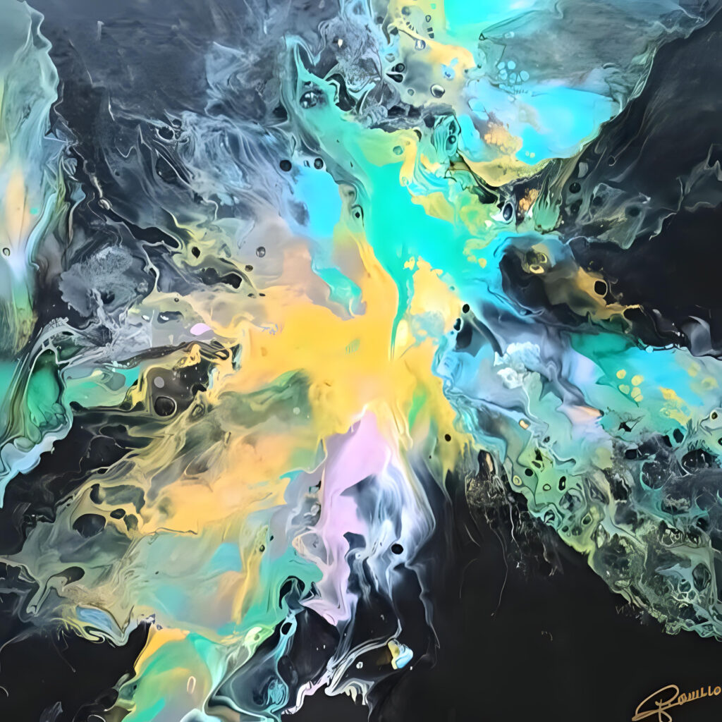 Tableau Galactique - Mystère lumineux