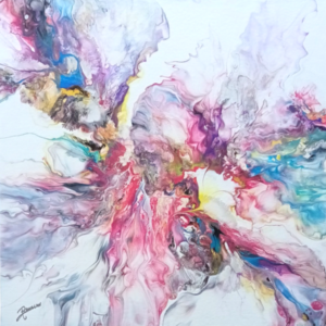 Tableau Eclosion Céleste - Dynamisme et Emotion