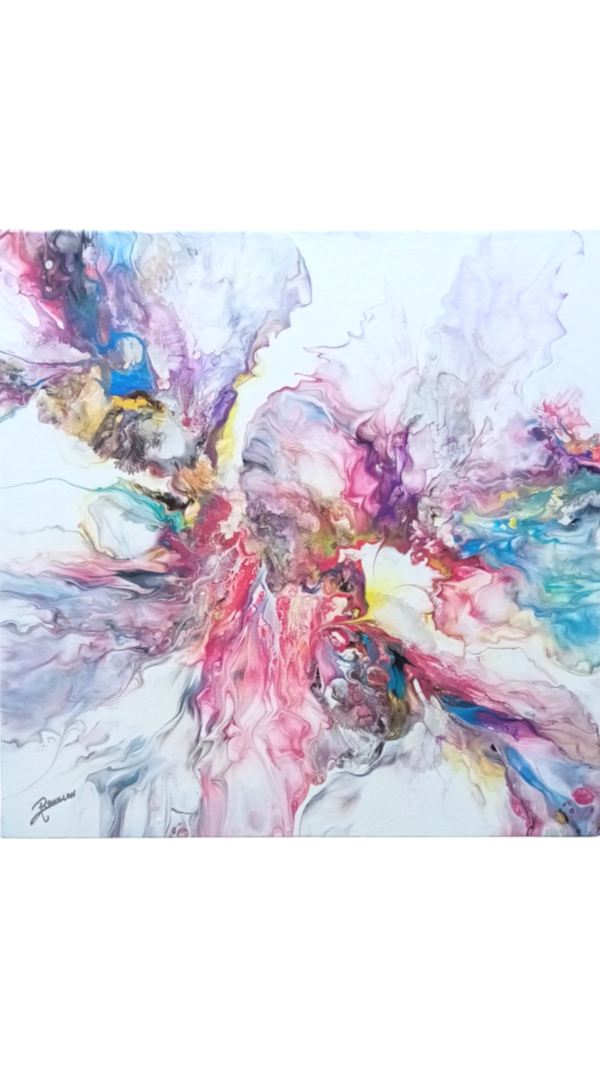 Tableau Eclosion Céleste - Dynamisme et Emotion