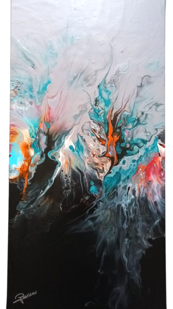 Tableau Eruption - Puissance et Délicatesse
