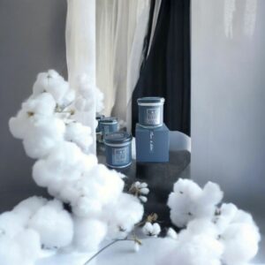 Bougie Black Edition - Elégante et Sophistiquée - FLEUR DE COTON