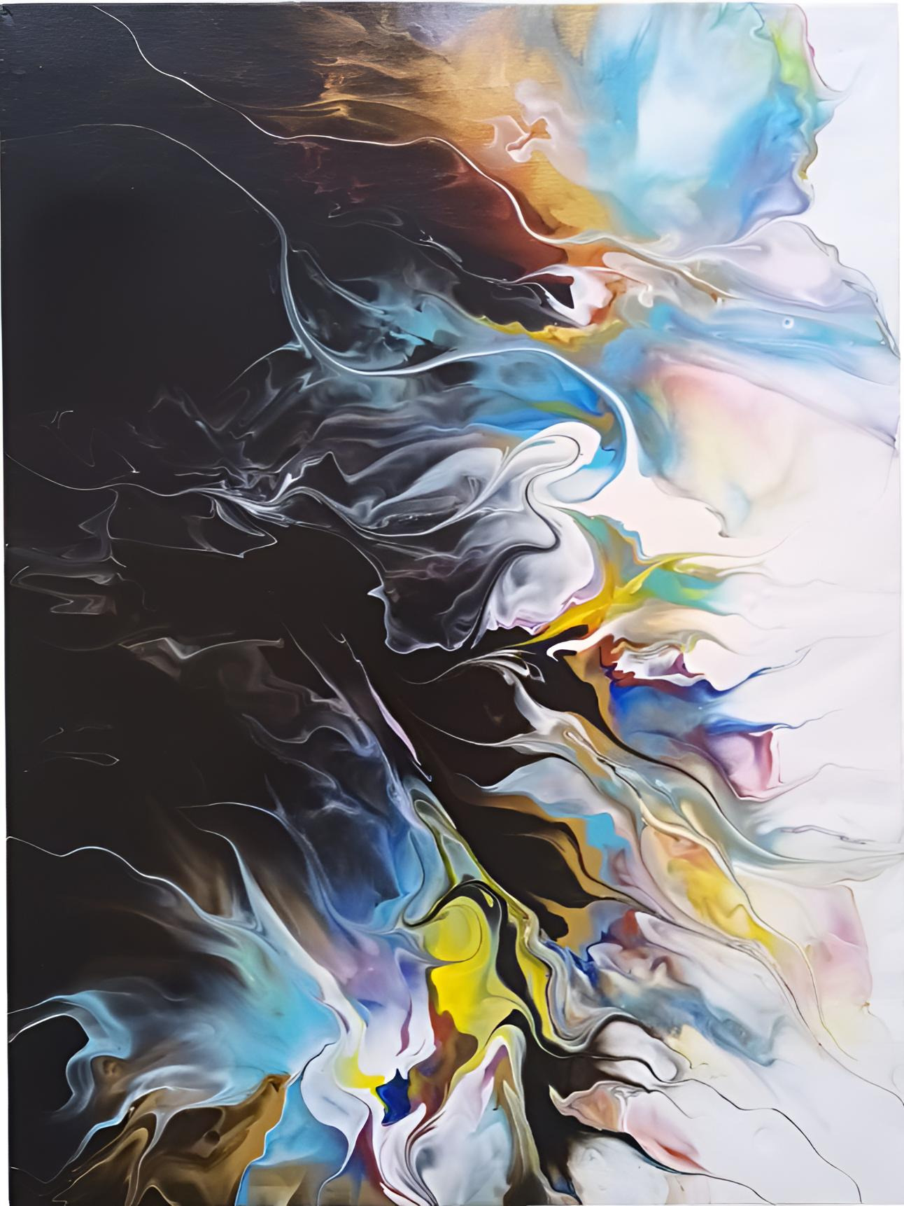 Tableau Vibration - Lumière et Obscurité