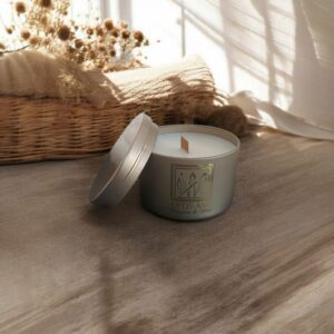 Bougie Lueur d'Or - Douceur et Elégance - FLEUR DE COTON