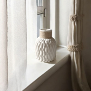 Vase Vague - Sophistiqué et Ondulation - coton