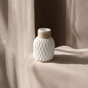 Vase Vague - Sophistiqué et Ondulation - corde