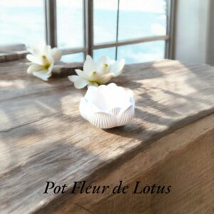 Pot Fleur de Lotus - Naturel et Pureté