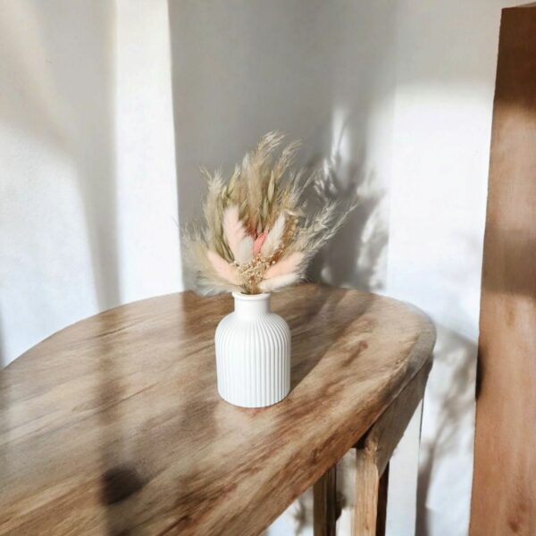 Vase Linéa Fleuri - Douceur et Naturel