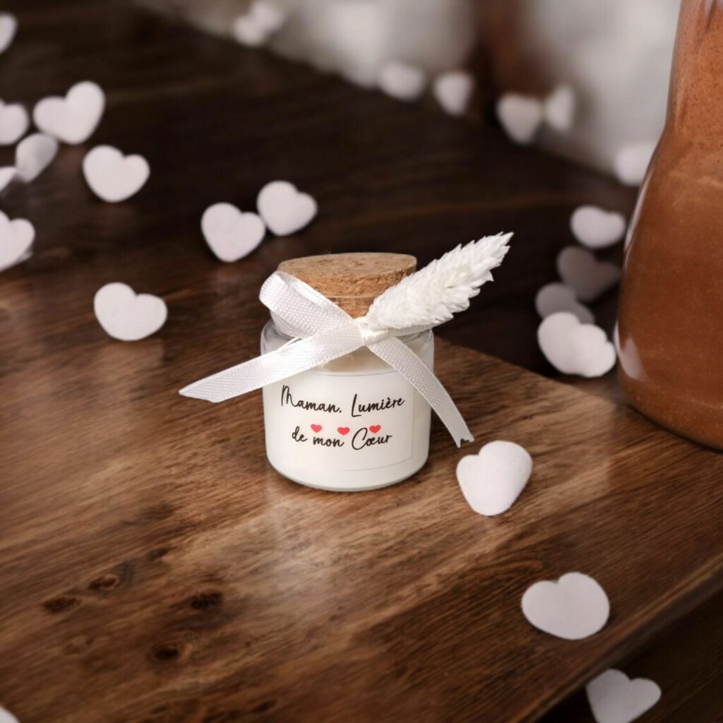 Bougie Mini Maman Lumière - Fête des Mères et Amour