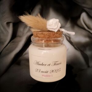 Bougie Mini Fleur - Cadeau et Personnalisation