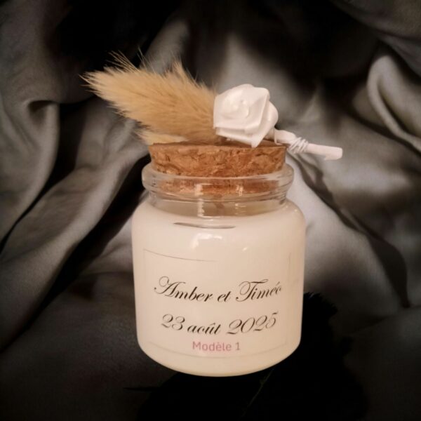 Bougie Mini Fleur - Cadeau et Personnalisation