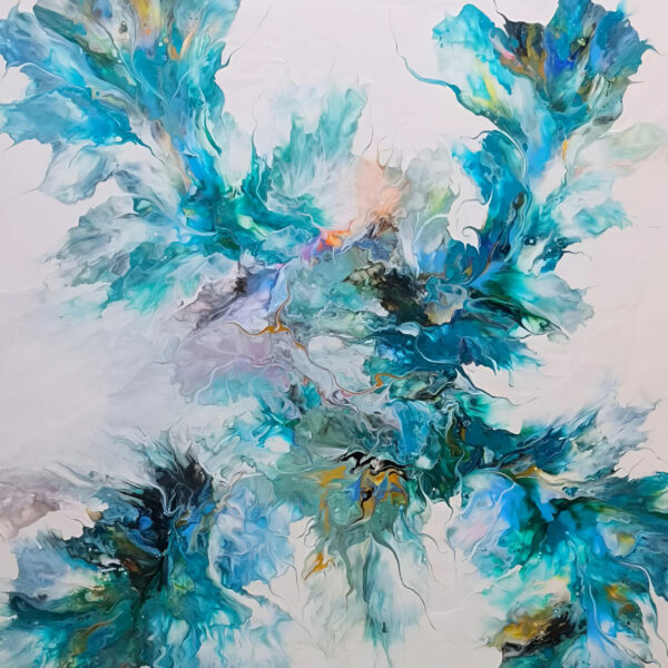 Tableau Eclosion Chromatique - Harmonie vibrante