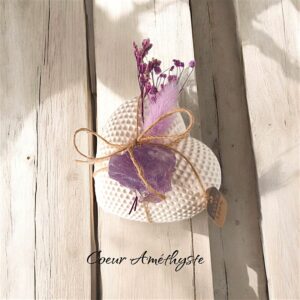 Coeur Améthyste - Décoration et Spiritualité