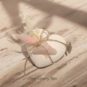Coeur Quartz Rose - Tendresse et Amour