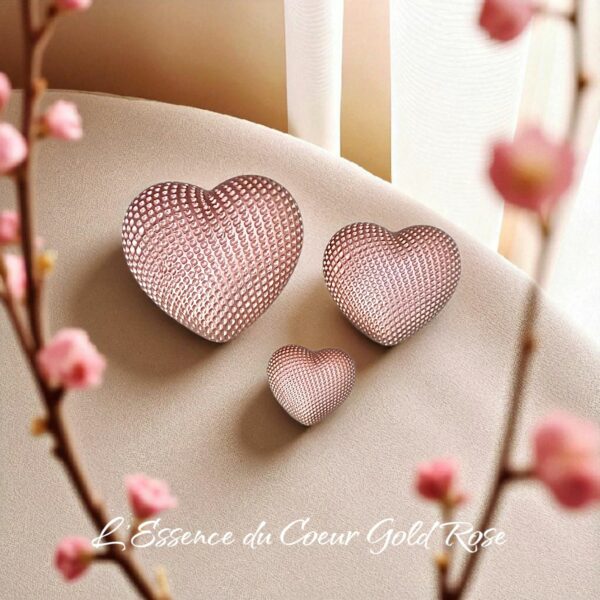 Coeur Gold Rose - Amour et Symbole