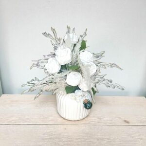 Jardin Vert d'éternelles "fleurs en plâtre" - Elégance artisanale