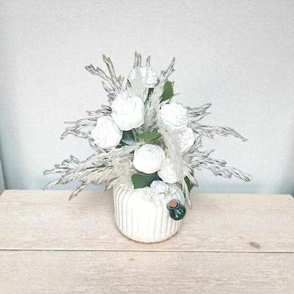 Jardin Vert d'éternelles "fleurs en plâtre" - Elégance artisanale