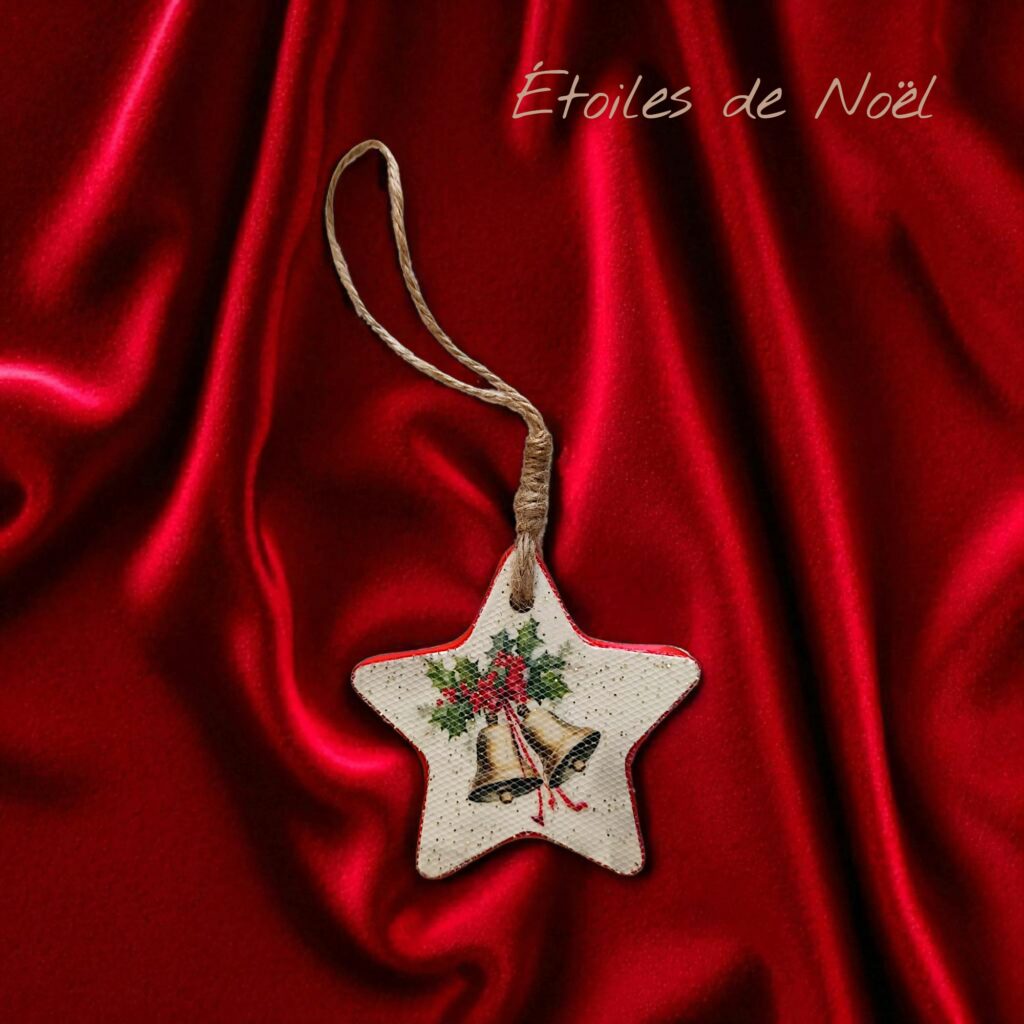 Etoile Cloches 5 - Décoration de Noël