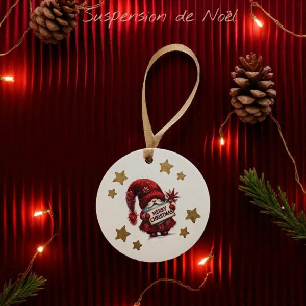 Suspension Etoiles dorées 6 – Sapin et Fêtes