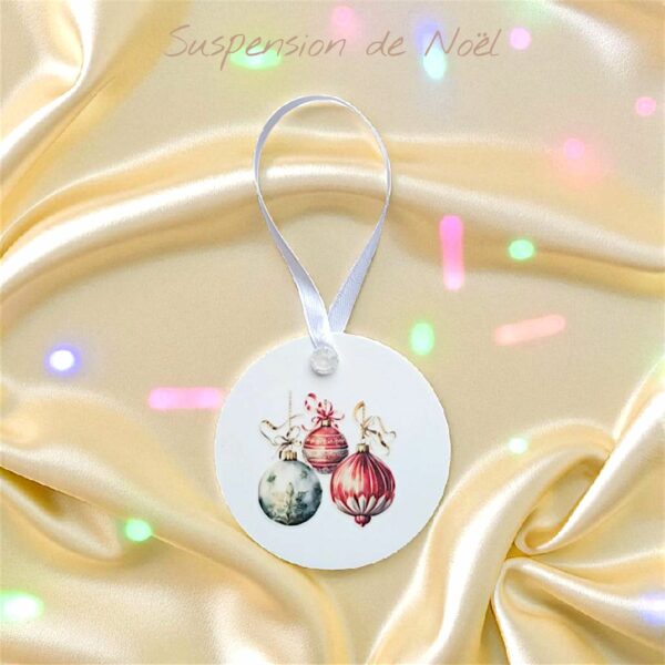 Suspension Boules et Diamant 7 – Magie et Noël