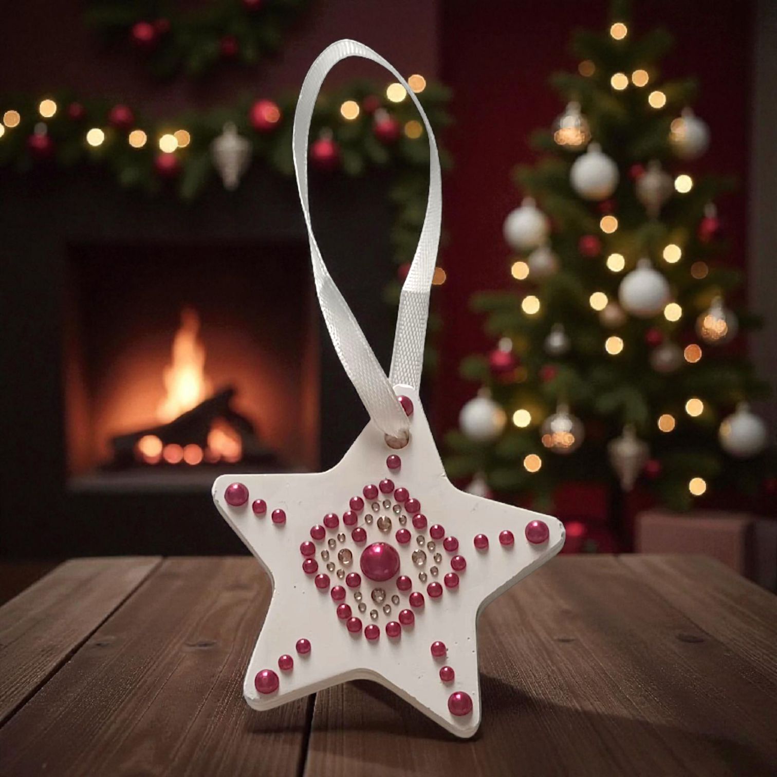 Etoile Strass Fleur 12 - Noël et Fêtes