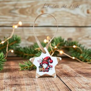 Etoile Lanterne Dorée 10 - Noël et Sapin