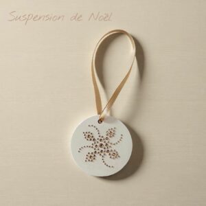 Suspension Fleur de Strass 10 - Noël et Féérie