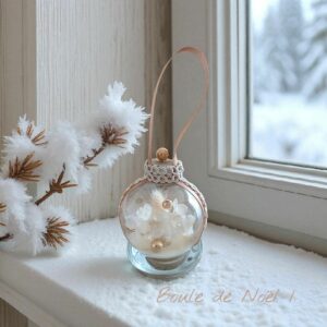 Boules de Noël Beige - Elégance et Fêtes