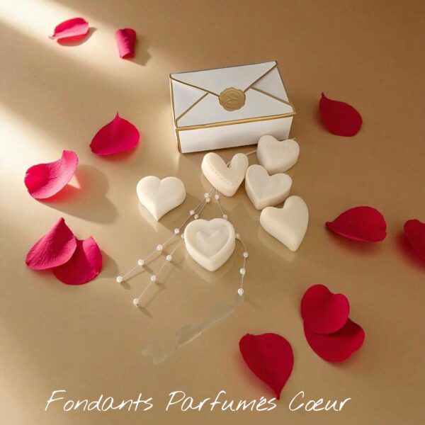 Fondants parfumés Vanille cœur – 6x15g | Douceur et Chaleur