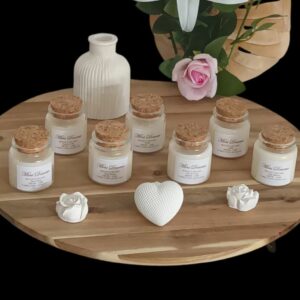 Mini Douceur – Bougie Parfumée Artisanale 50 ml en Cire de Soja | Parfums de Grasse – ARTIS-ÂME