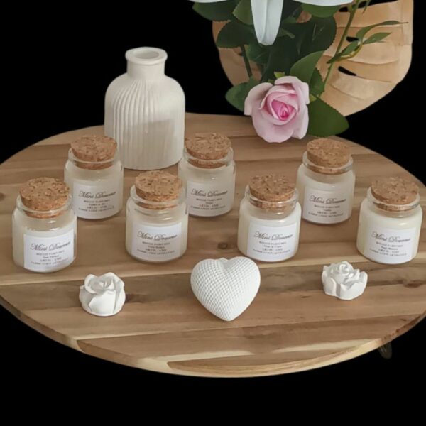 Mini Douceur – Bougie Parfumée Artisanale 50 ml en Cire de Soja