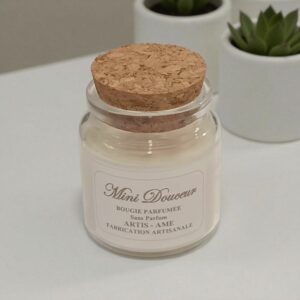Mini Douceur - Bougie sans parfum - Cire de Soja - Élégance et Douceur