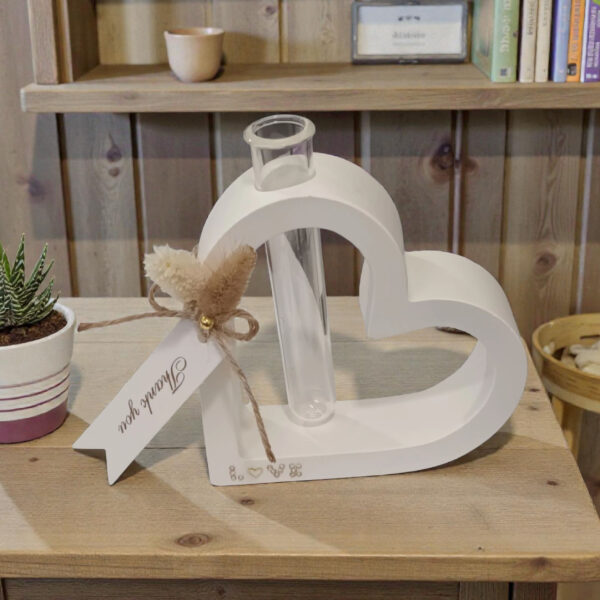 Le Souffle du cœur - Solifleur en plâtre façonné à la main