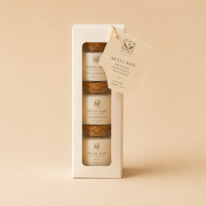 Coffret Mini Douceur 3 mini bougies parfumées artisanales ARTIS-ÂME